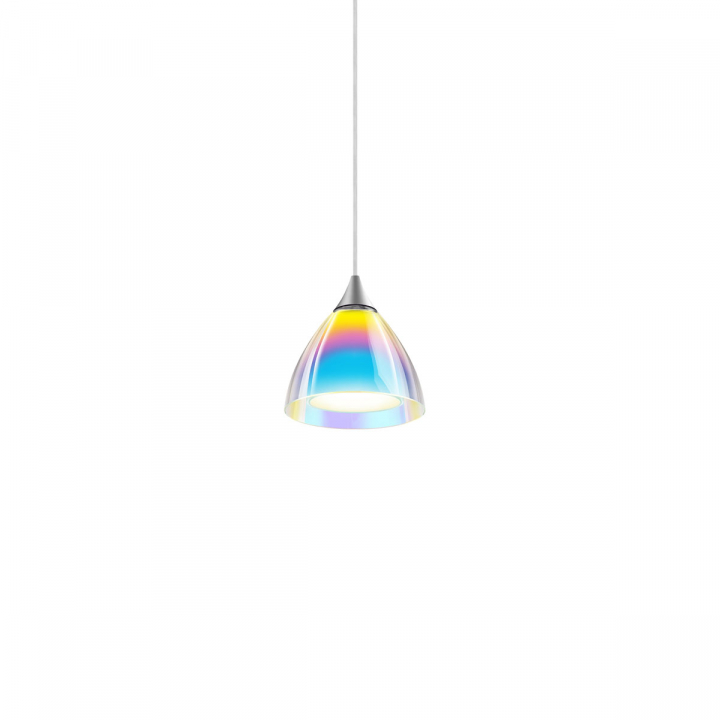 Silva 110 pendel bl/lila matt krom i gruppen Produkter / Pendelbelysning hos Homelight AB (100158mcgy)