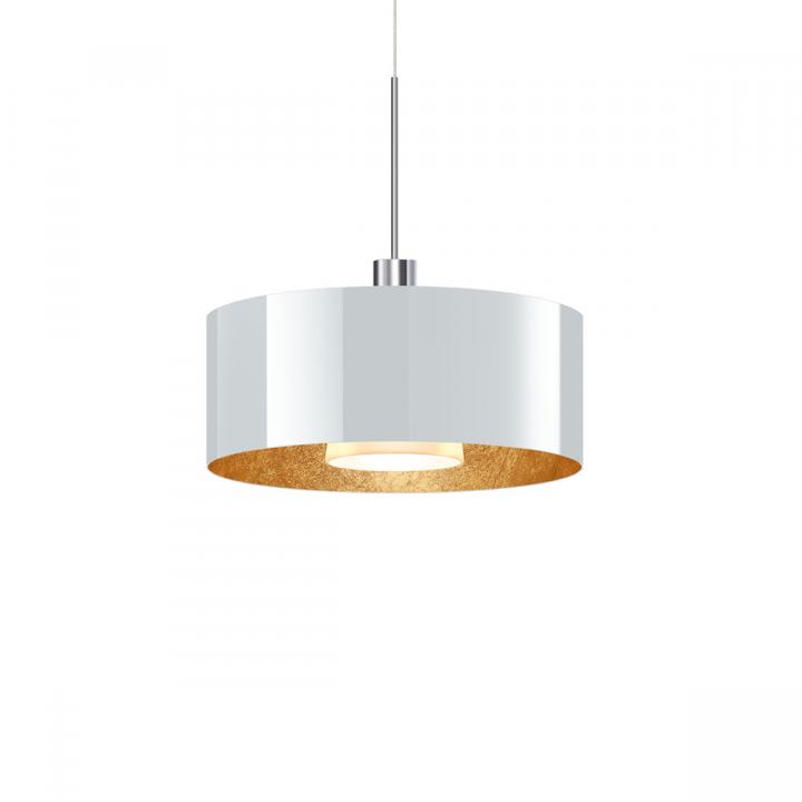 Cantara glas 300 pendel vit/guld krom i gruppen Produkter / Pendelbelysning hos Homelight AB (102251ch)