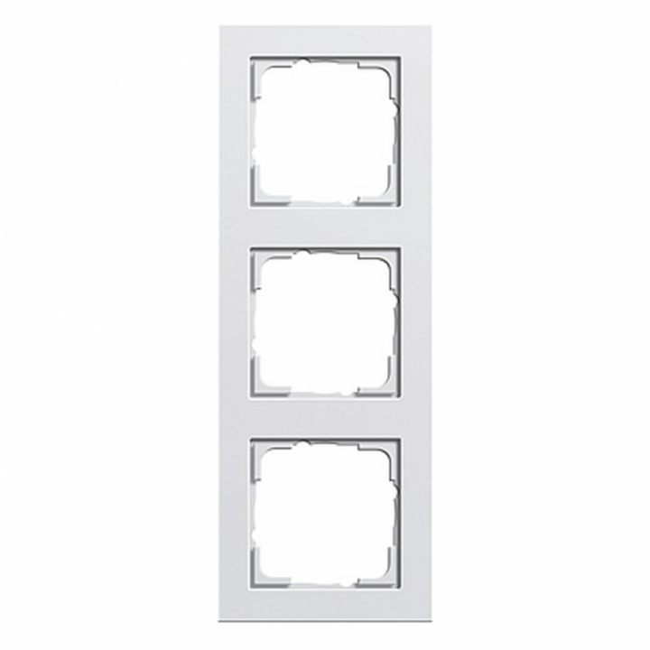 3-facksram E2 vit blank i gruppen Produkter / Strmbrytare & styrsystem / Strmbrytare hos Homelight AB (21329)