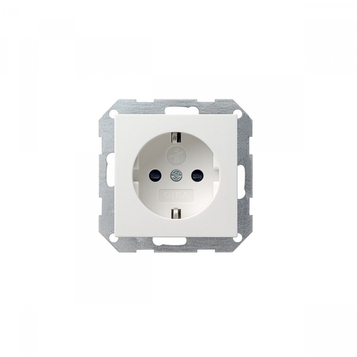 1-vgsuttag S55 utan lock vit matt i gruppen Produkter / Strmbrytare & styrsystem / Strmbrytare hos Homelight AB (445327)