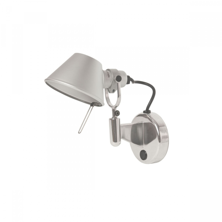 Tolomeo micro vgg med brytare aluminium i gruppen Produkter / Tak- och vgglampor hos Homelight AB (A044050)