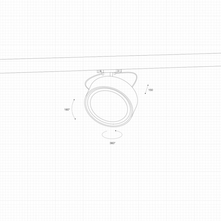 LightLight Max disc vit i gruppen Produkter / Skensystem / 12V Lightlight hos Homelight AB (BU60050W)