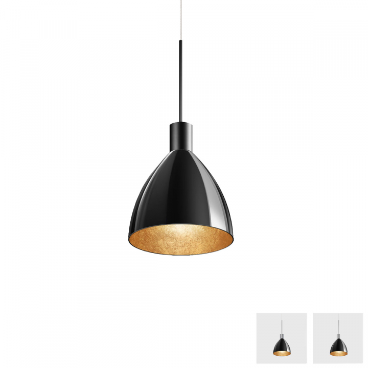 Silva Neo 160 pendel svart/guld glas i gruppen Produkter / Pendelbelysning hos Homelight AB (Silva_neo_160_svart-guld)