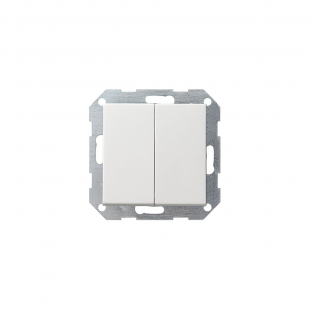 Vippströmställare kron vit blank