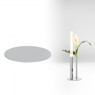 Ognidove bord bottenplatta silver