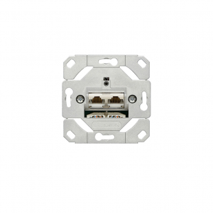 Nätverksuttag Cat. 6A 2xRJ45