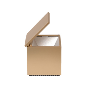 Cuboluce LED matt guld