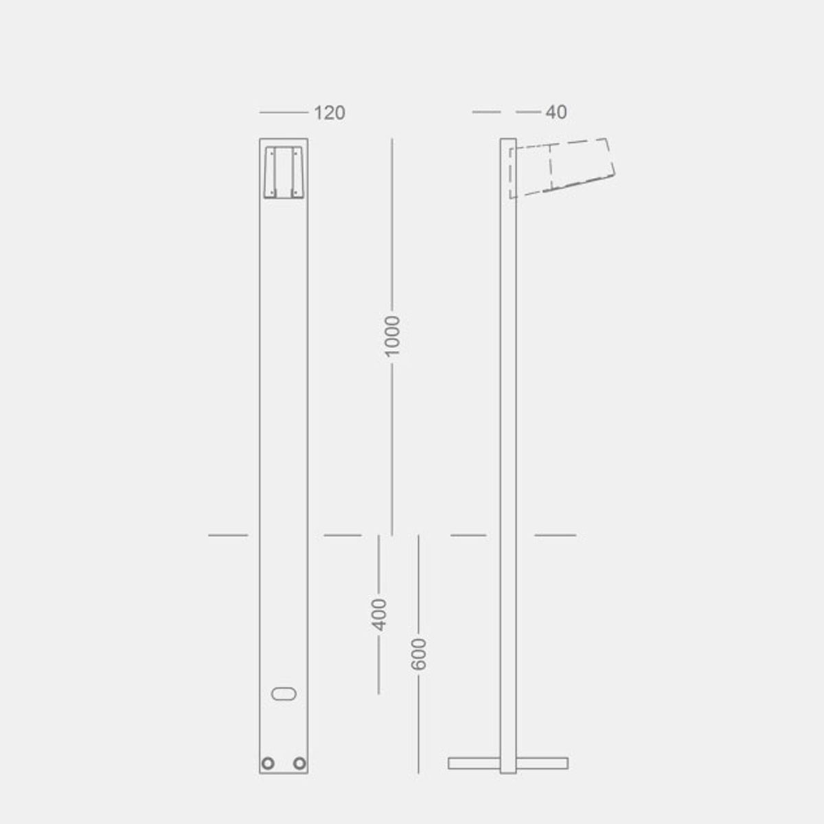 Nyx Stander med jordankar grafitgr�