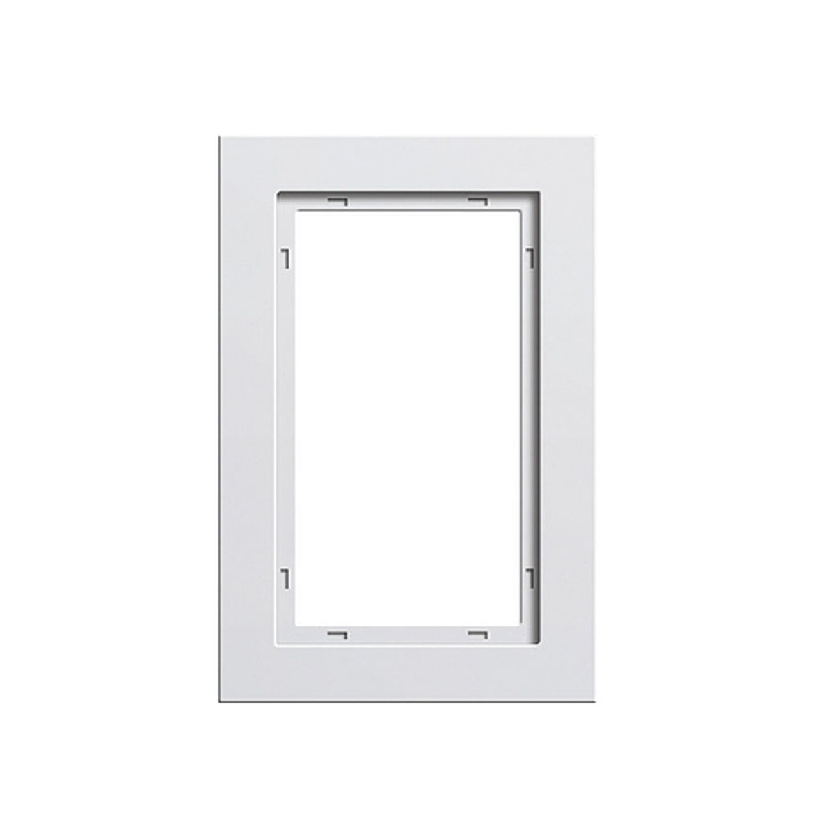 Ram 2-v�gsuttag E2 vit matt