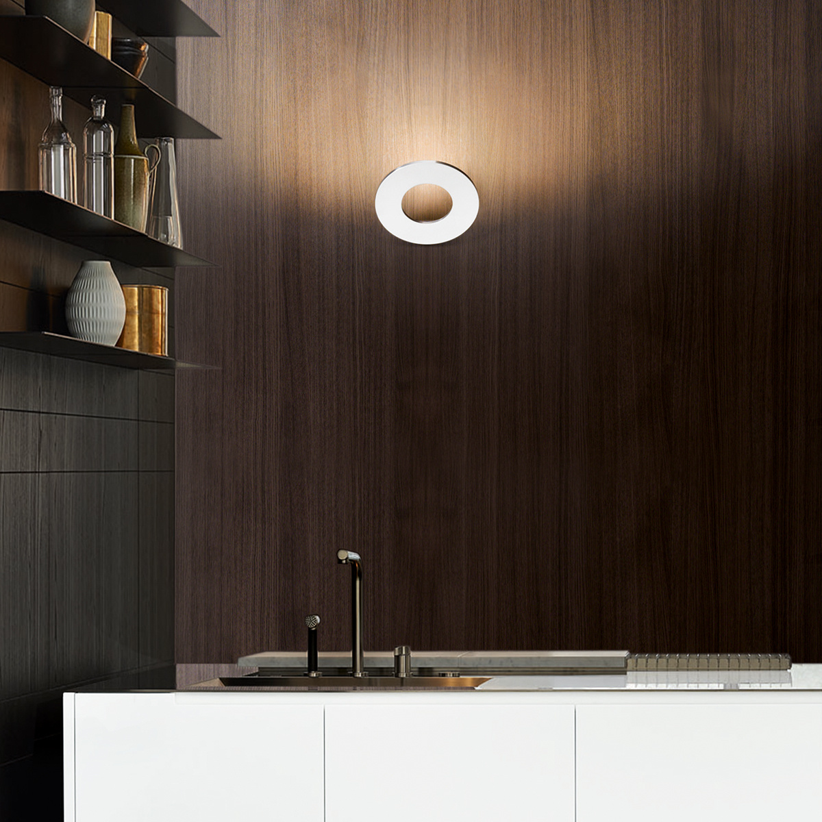 Passepartout v�gg vit