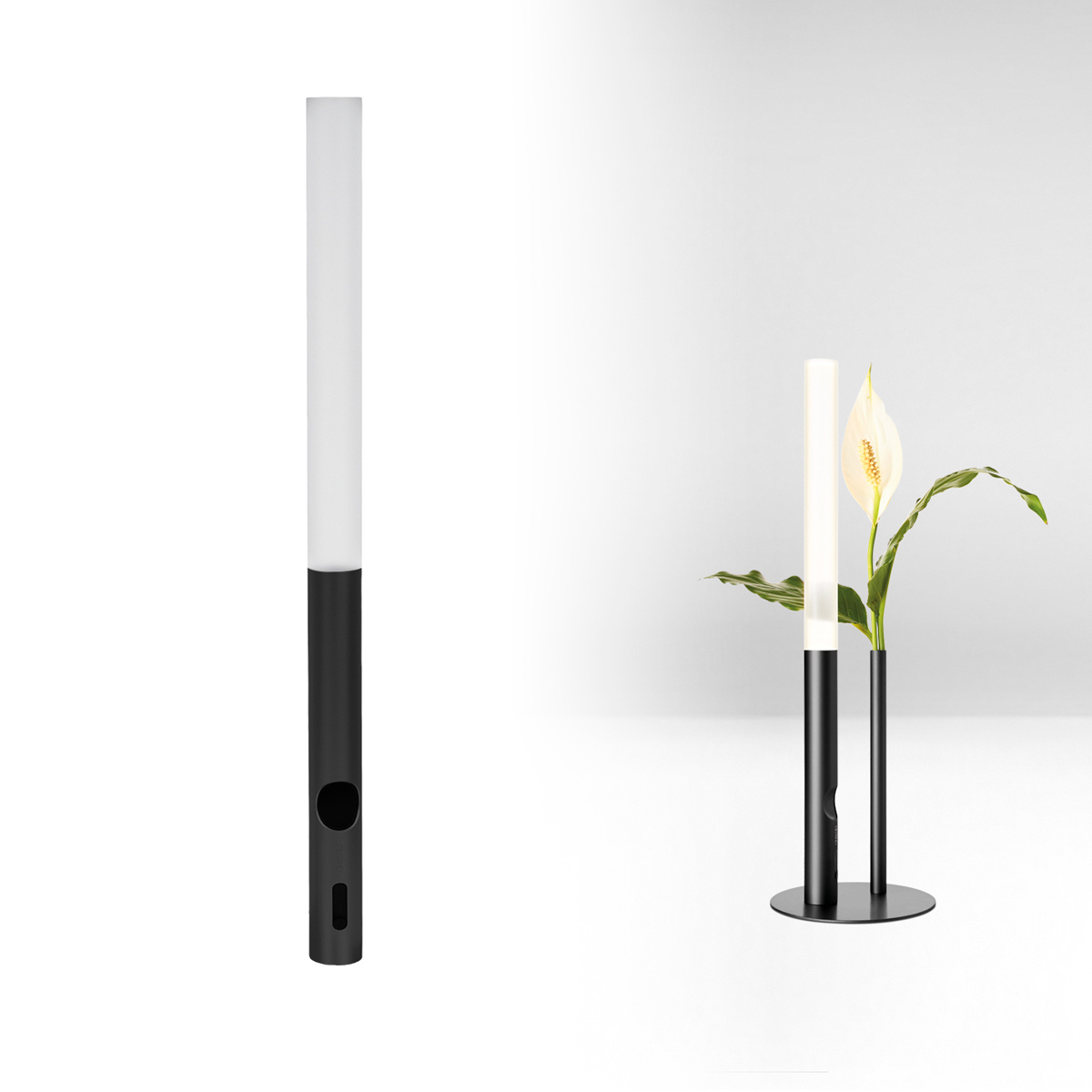 Ognidove bordslampa svart