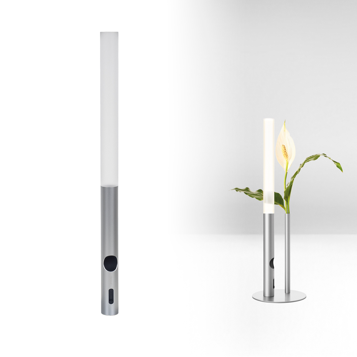 Ognidove bordslampa silver