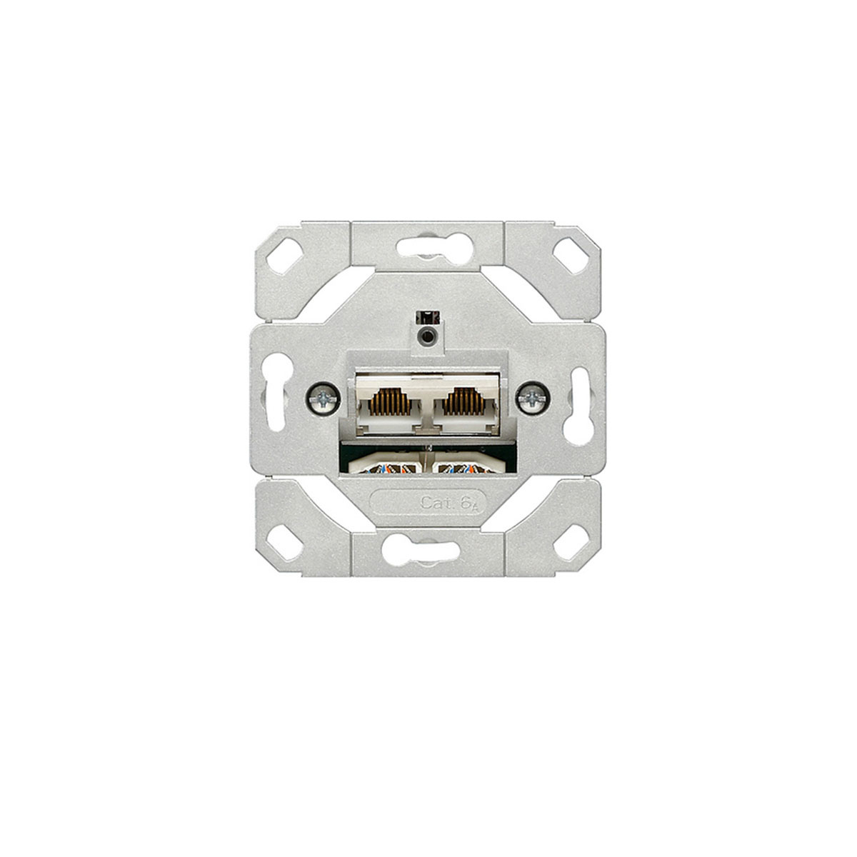 N�tverksuttag Cat. 6A 2xRJ45