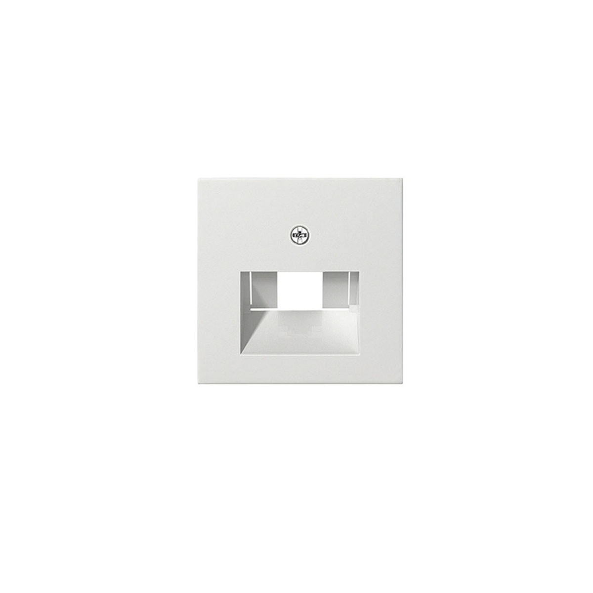 T�ckplatta f�r n�tverksuttag vit matt