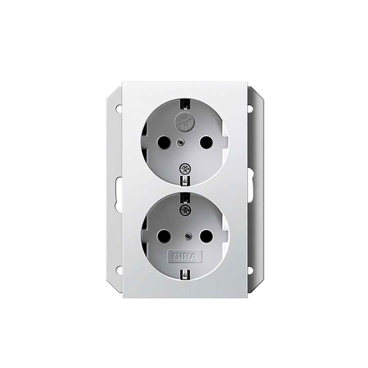 2-v�gsuttag jordat S55 vit blank