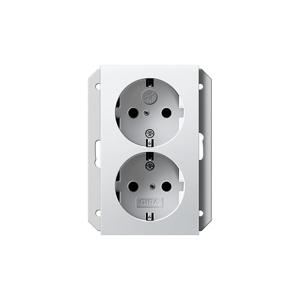 2-v�gsuttag jordat S55 vit matt