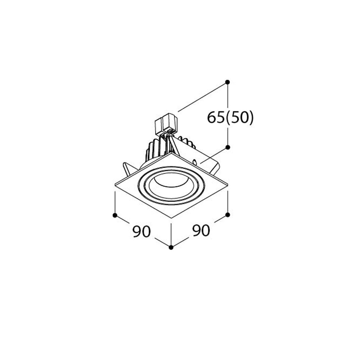 Solid Square Moby Haloled vit