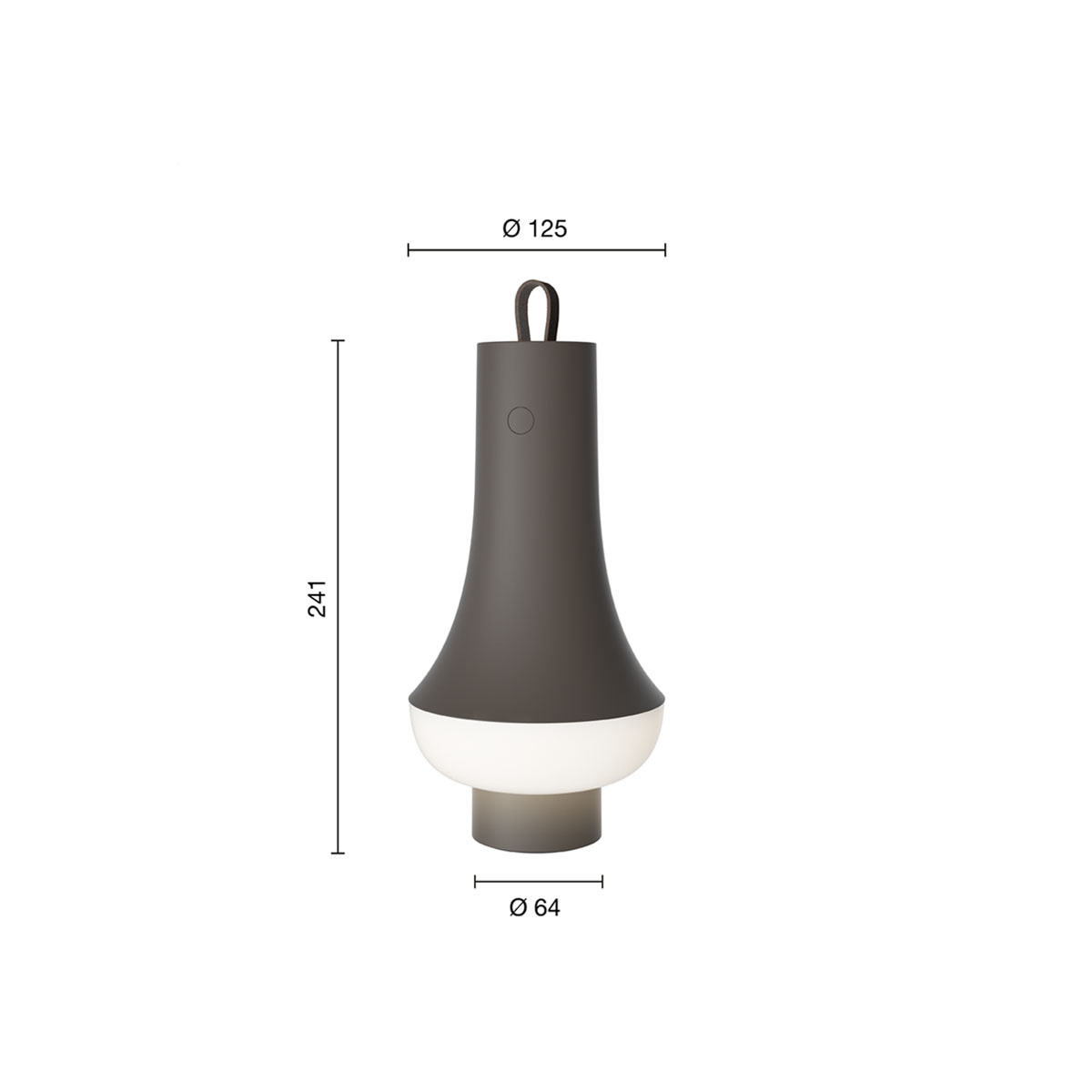 Tomoshi portable 3W dark brown