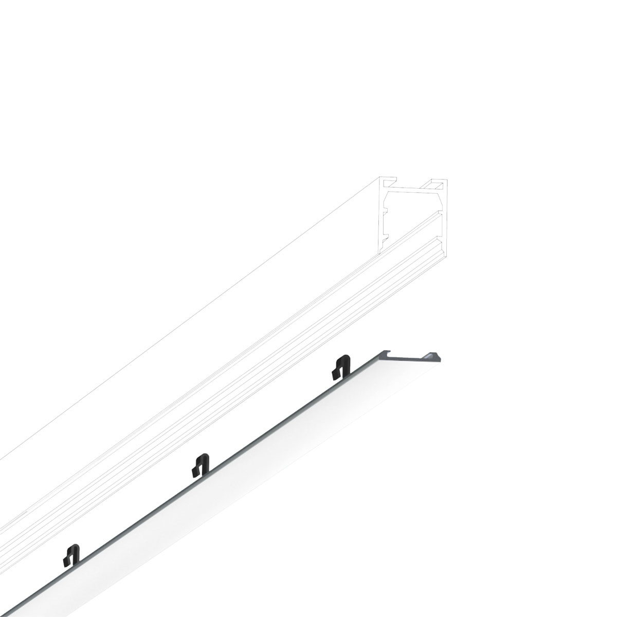 All-in t�ckprofil 1m vit