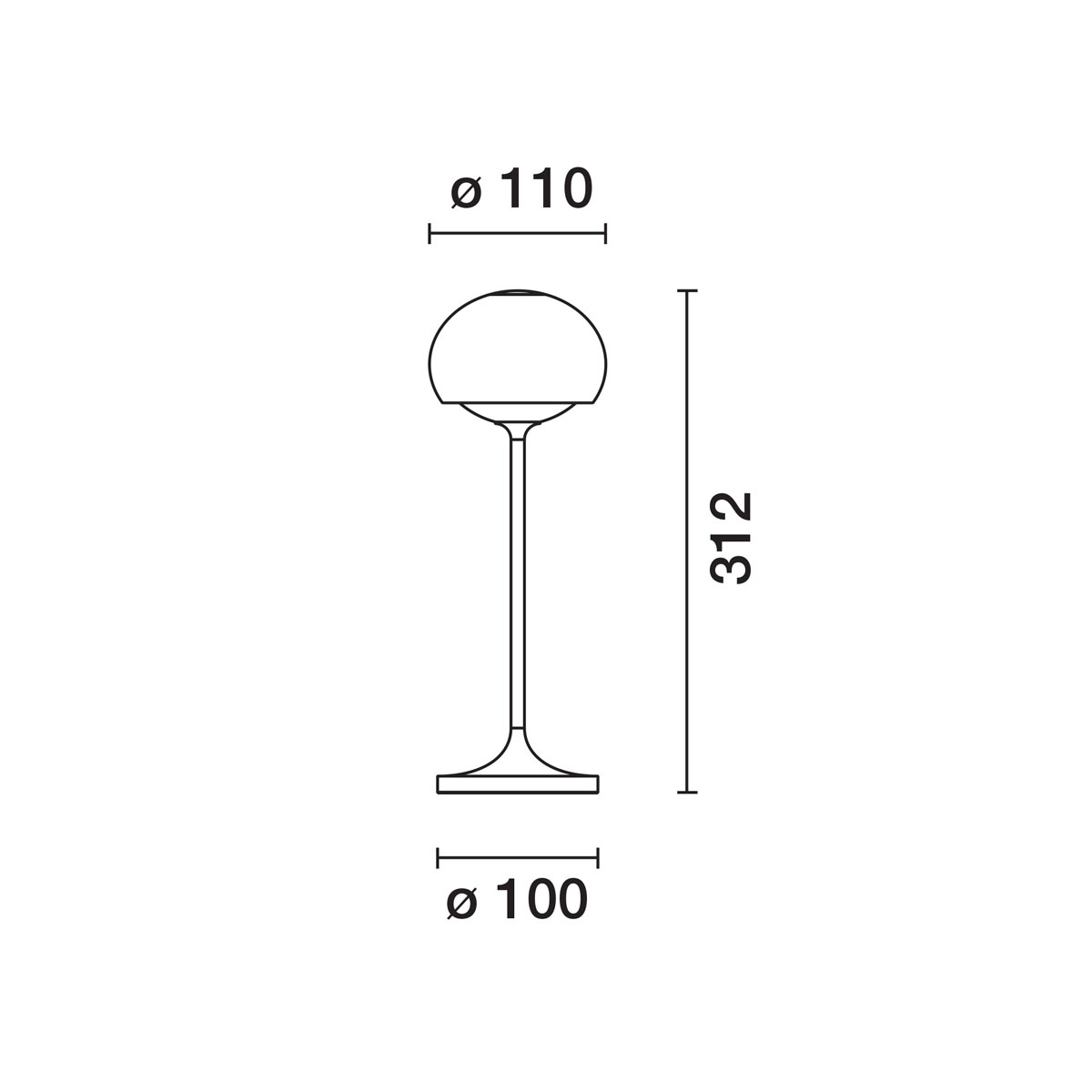Clan mini laddbar black cherry red IP65