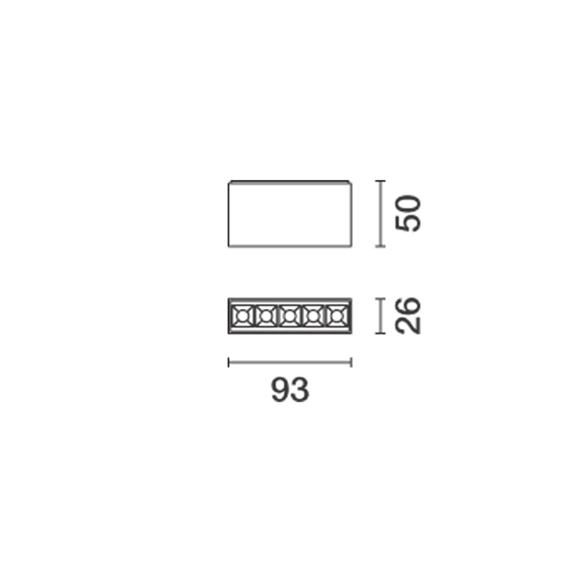 Laser Blade XS utanp�liggande vit