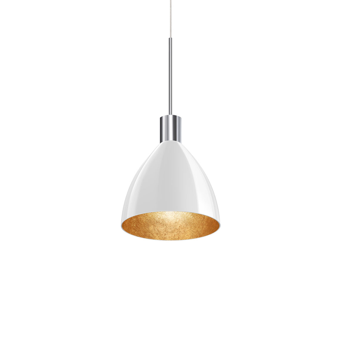 Silva Neo 160 pendel vit/guld glas