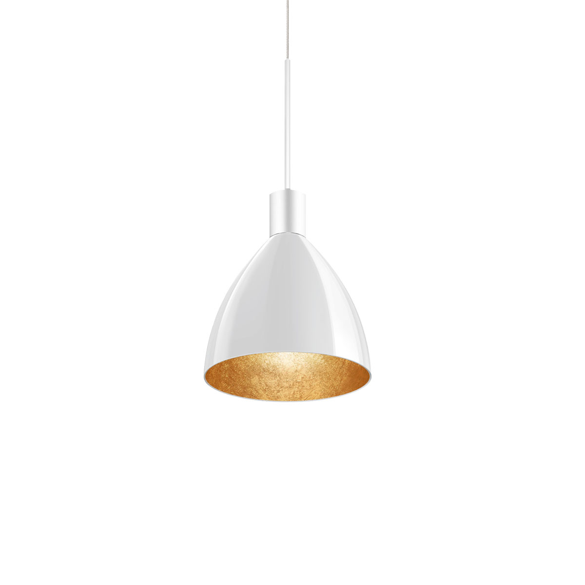 Silva Neo 160 pendel vit/guld glas